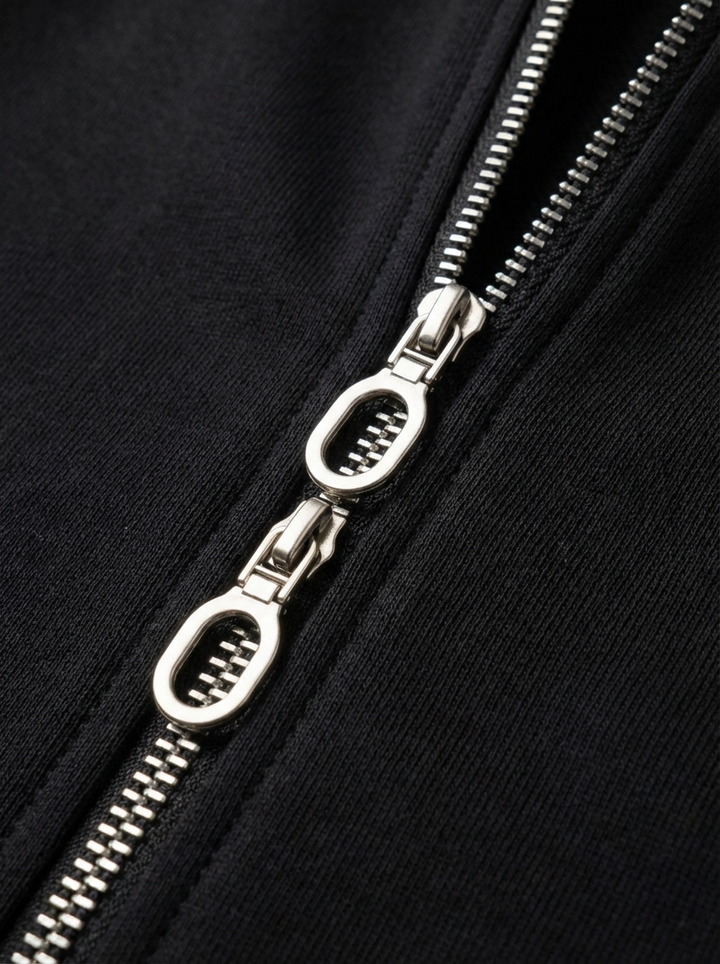 Luxe Zip Aesthetic Hoodie｜BM-T-134