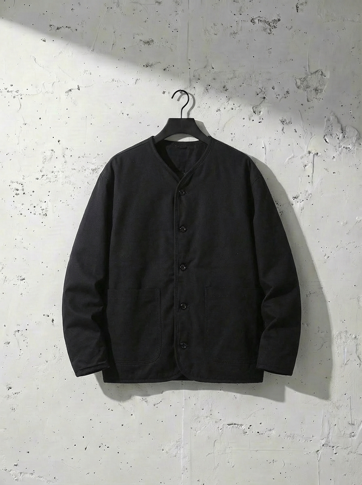 No-Collar Padded Minimal Jacket｜BM-O-139