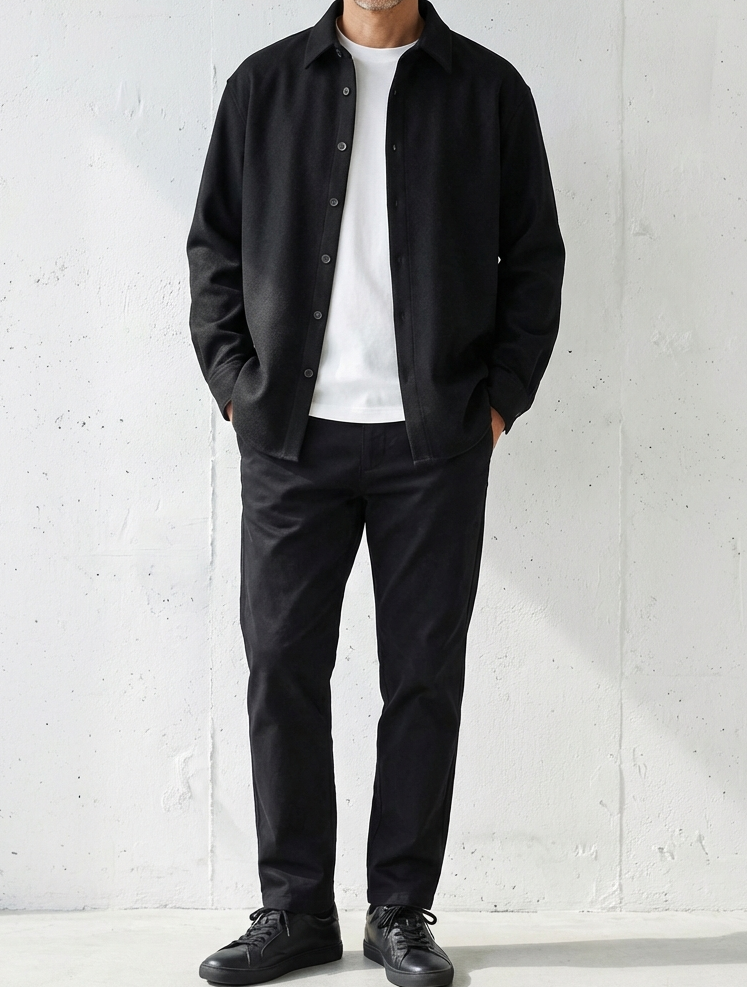 Nubuck Shirt Jacket Soft Warm Texture｜BM-T-148