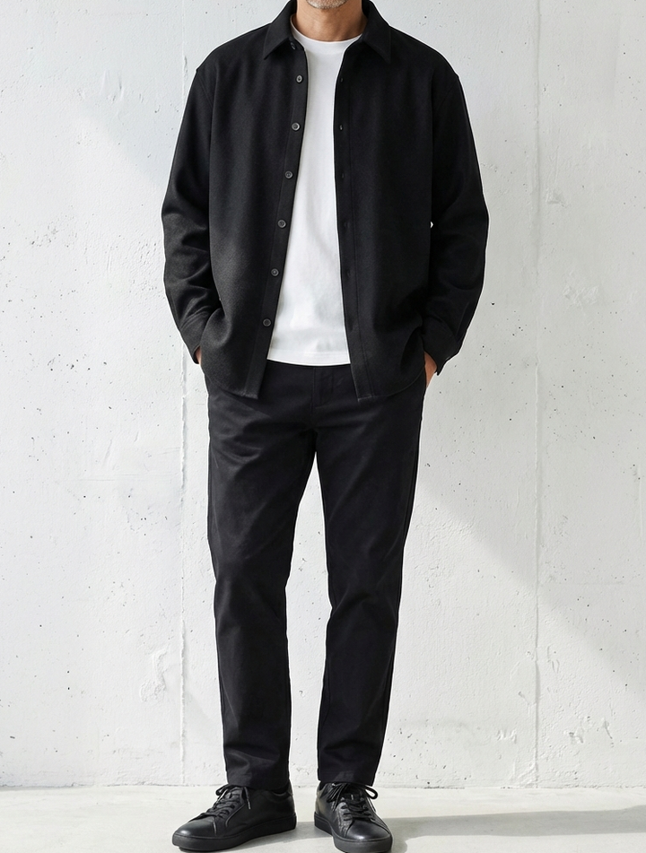 Nubuck Shirt Jacket Soft Warm Texture｜BM-T-148