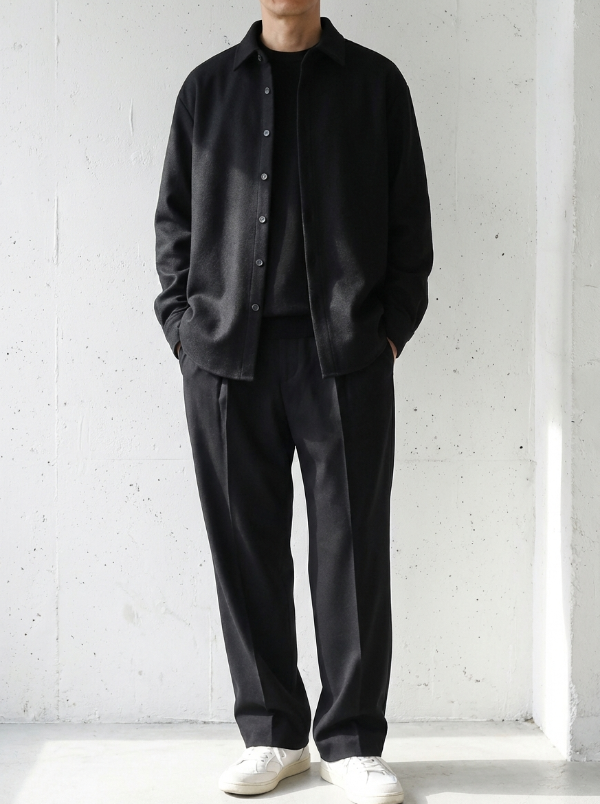 Nubuck Shirt Jacket Soft Warm Texture｜BM-T-148