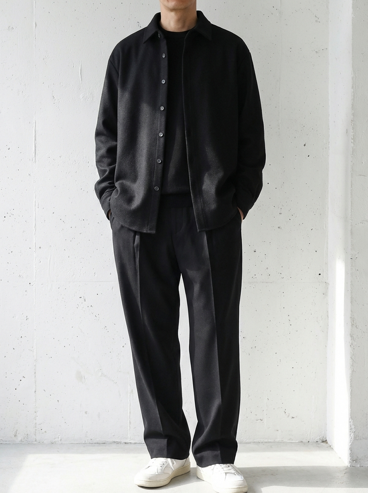 Nubuck Shirt Jacket Soft Warm Texture｜BM-T-148