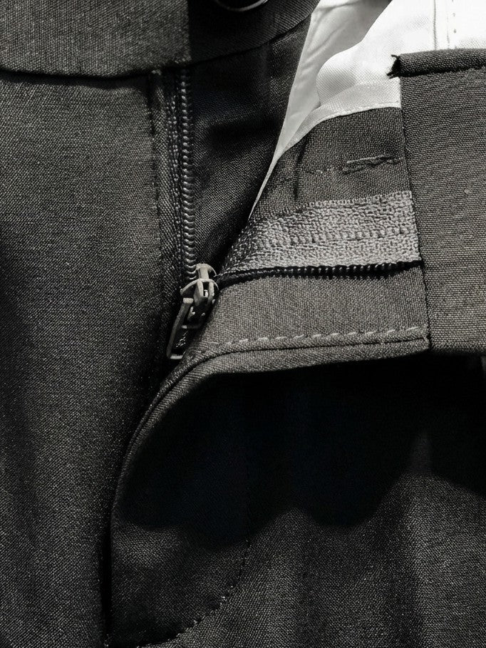 Solid Tapered Ankle British Slim Pants｜BM-B-131