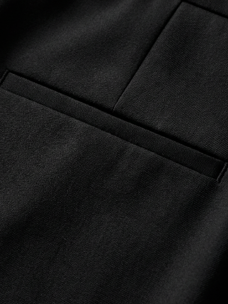 Solid Tapered Ankle British Slim Pants｜BM-B-131