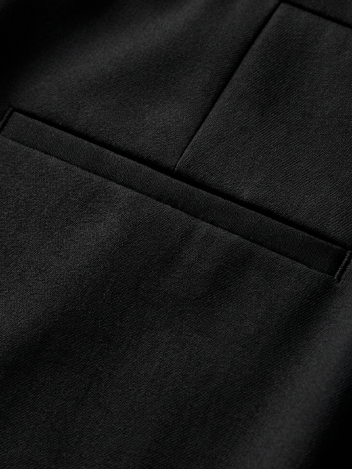 Solid Tapered Ankle British Slim Pants｜BM-B-131