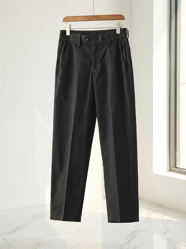 TENCEL™ Lyocell Blend Straight Pants｜BM-B-132