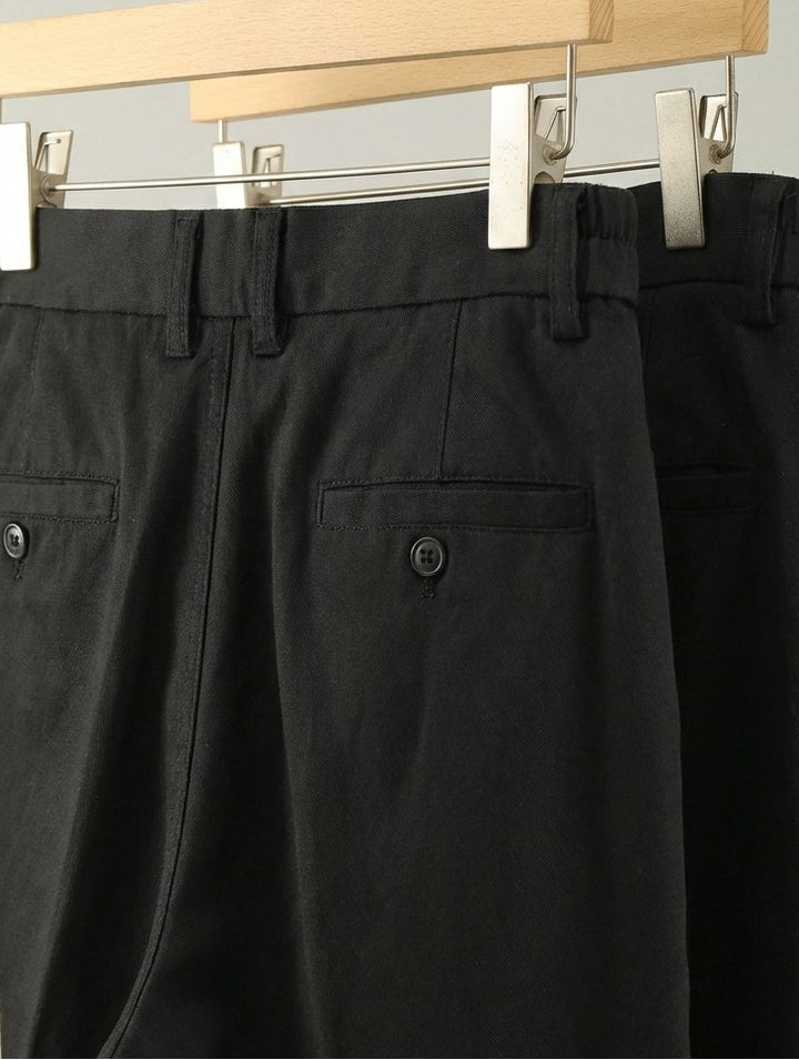 TENCEL™ Lyocell Blend Straight Pants｜BM-B-132