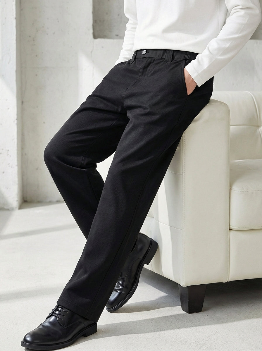 TENCEL™ Lyocell Blend Straight Pants｜BM-B-132