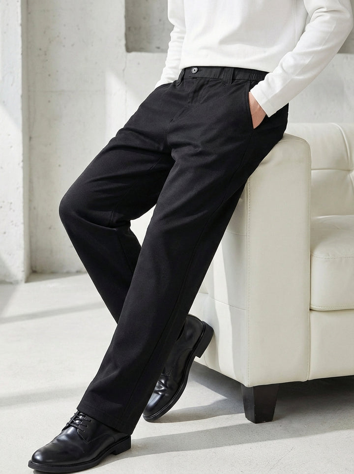 TENCEL™ Lyocell Blend Straight Pants｜BM-B-132