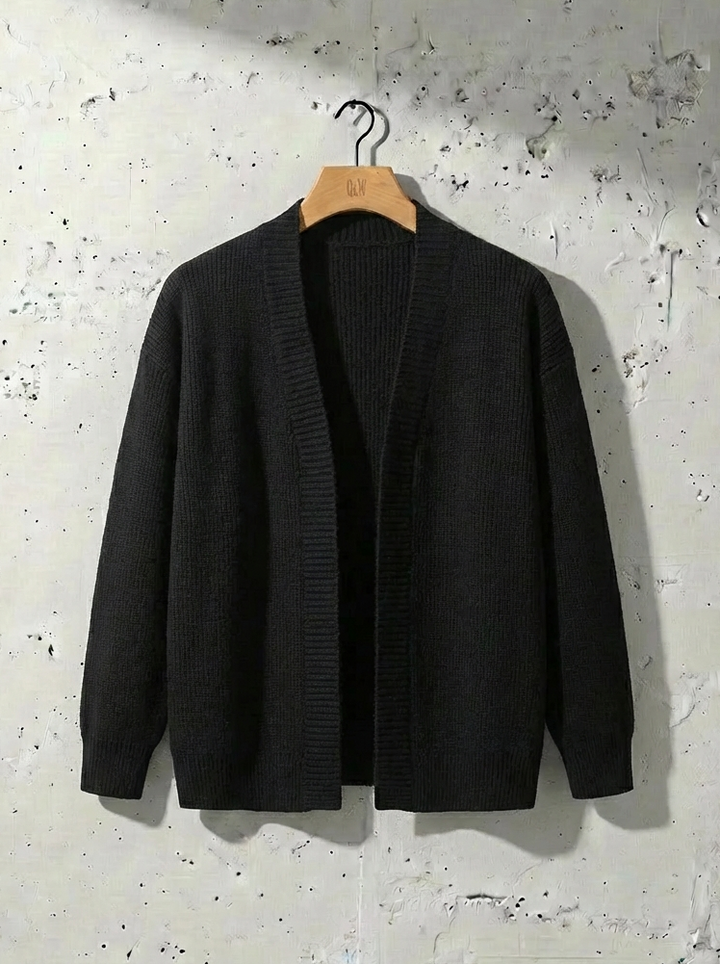 Buttonless V-Neck Knit Open Cardigan｜BM-T-154