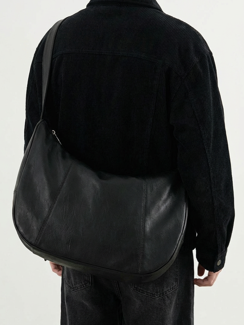 Modern Half-Moon Black Shoulder｜BM-OT-16