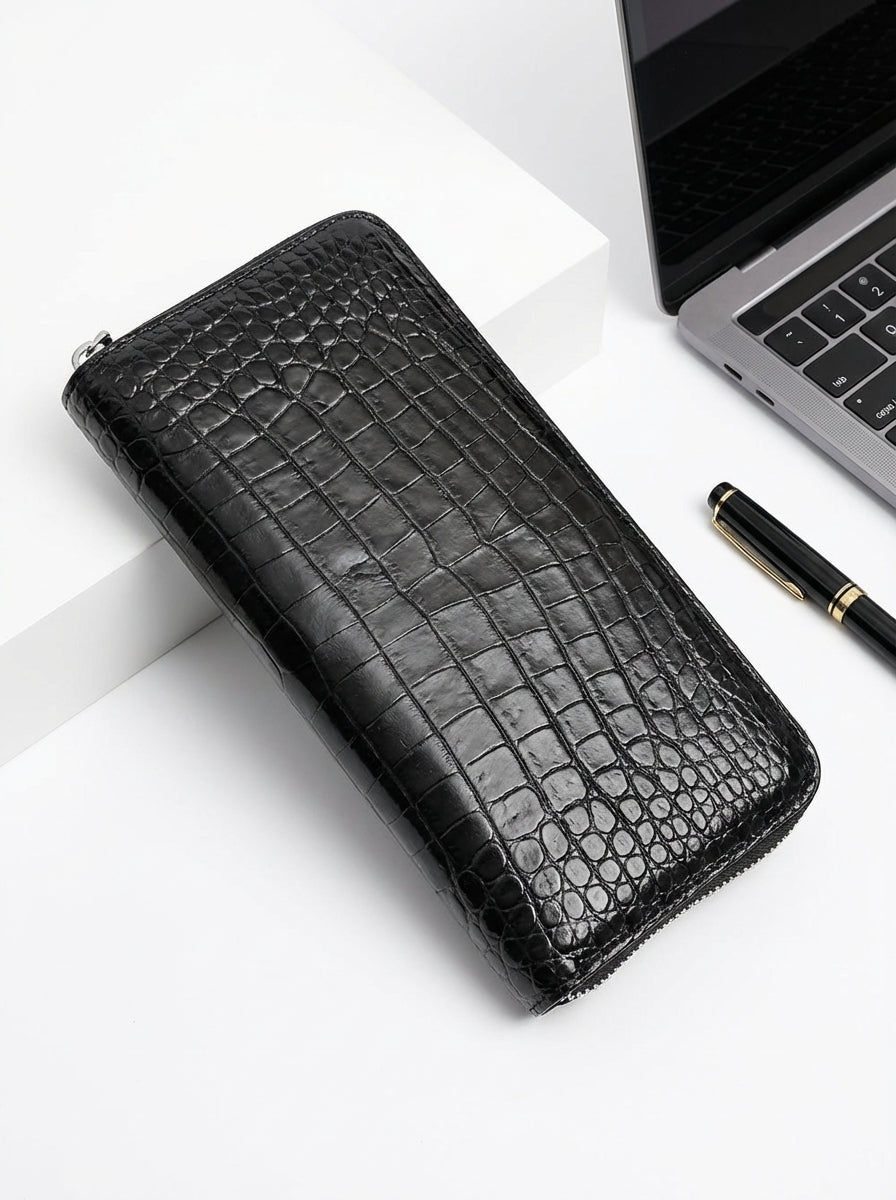 Seamless Exotic Crocodile Leather Wallet｜BM-OT-19