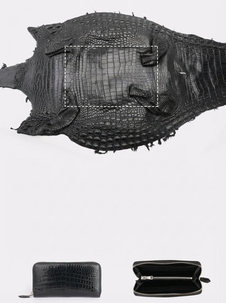 Seamless Exotic Crocodile Leather Wallet｜BM-OT-19