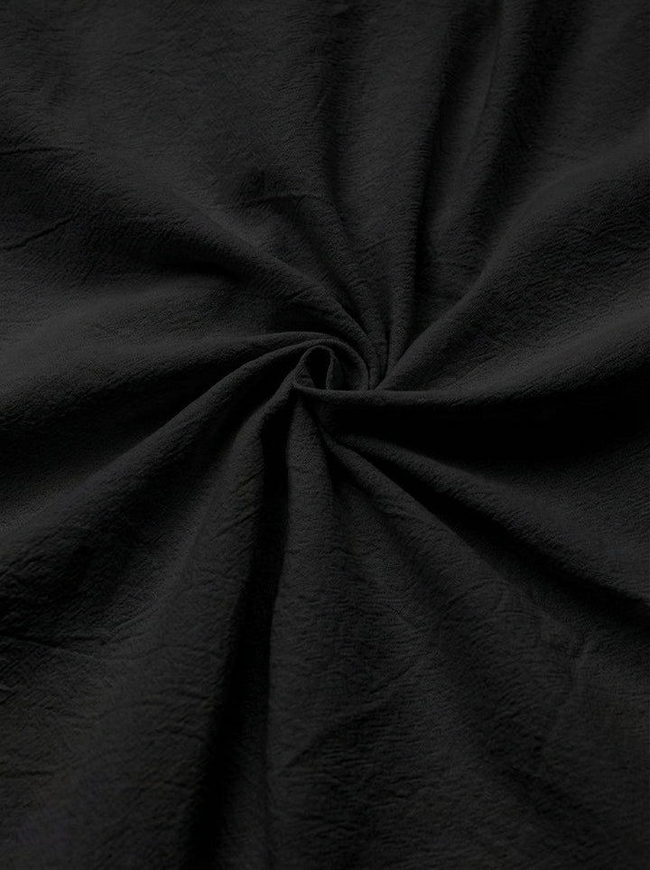 Premium Linen Drawstring Relaxed Trousers｜BM-B-136