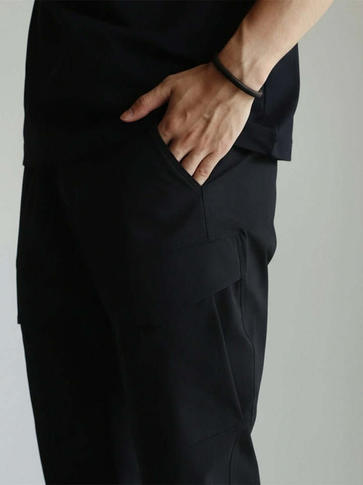 Concealed Pocket 4-Way Stretch Pants｜BM-B-105
