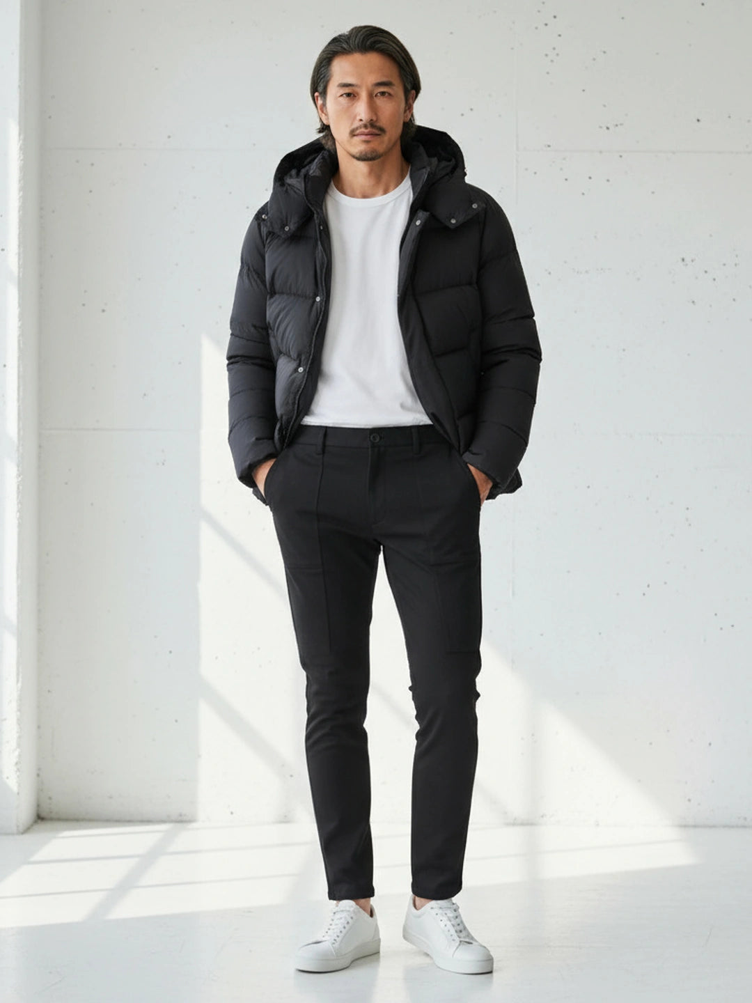 Concealed Pocket 4-Way Stretch Pants｜BM-B-105